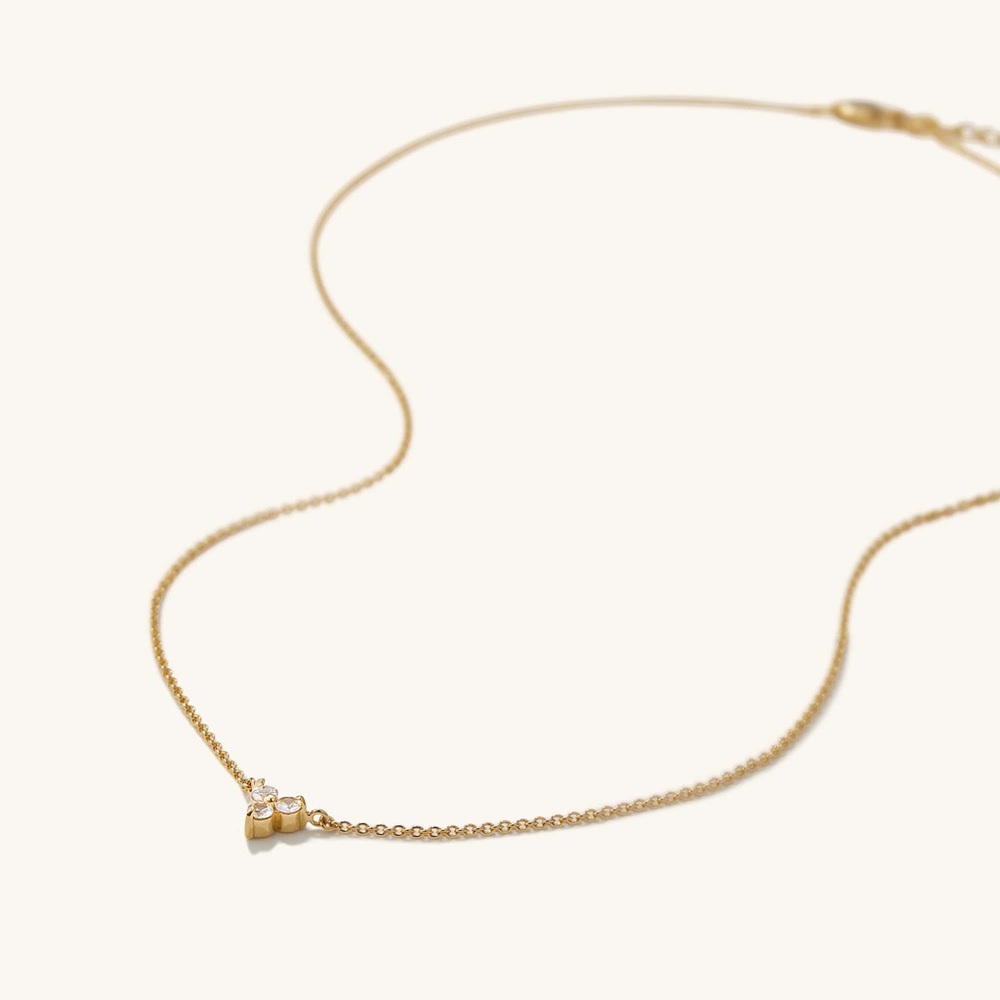 Mejuri Lotus Necklace